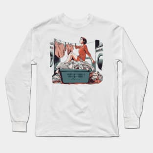 laundry washing day Long Sleeve T-Shirt